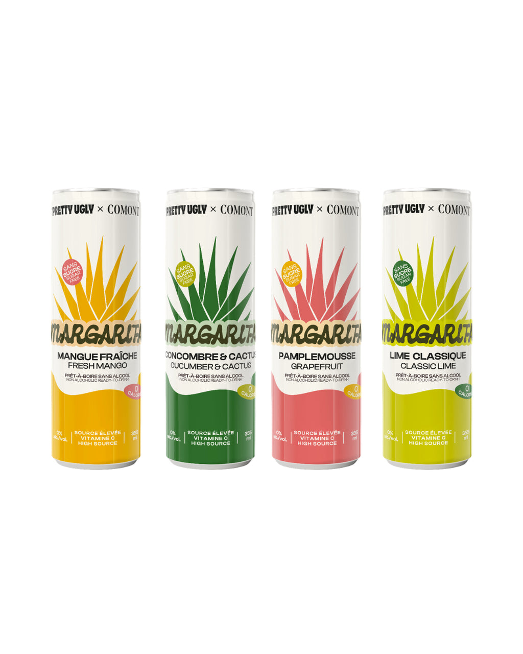 Caisse de 24 margaritas sans alcool Pretty Ugly x Comont