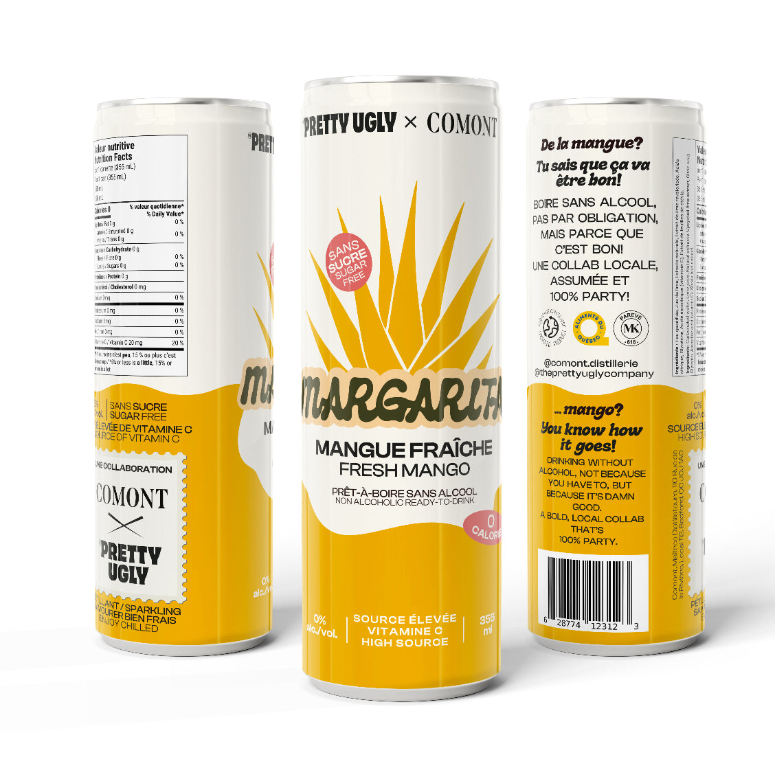 Margarita sans alcool Mangue fraîche : informations sur le produit