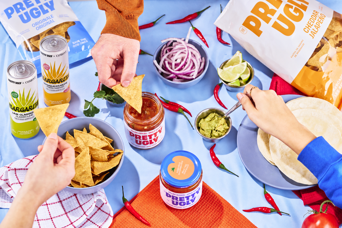 Produits Pretty Ugly : salsas, chips et margaritas sans alcool